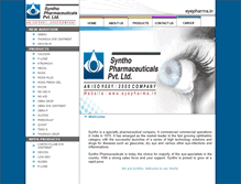 Tablet Screenshot of eyepharma.in
